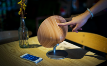 Load image into Gallery viewer, LARGE HALO ONE BLUETOOTH SPEAKER- WALNUT
